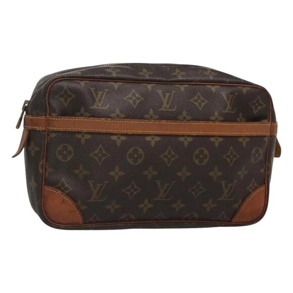 LOUIS VUITTON Monogram Compiegne 28 Clutch Bag - Picture 1 of 16